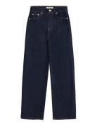Woodbird Wbcarla Raw Jeans Marinblå