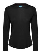 Icebreaker W Mer 125 Cool-Lite Sphere Iii Ls Tee Svart
