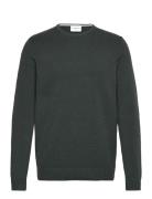 Lindbergh Structure O-Neck Knit Grön