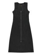 Lee Jeans Long Vest Dress Svart