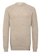 Timberland Chunky Yarn Crewneck Sweater Beige