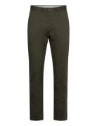 Knowledge Cotton Apparel Chuck Regular Canvas Pants Khaki Green