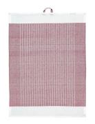 Noble House Kitchen Towel Ronja Recycled Stripe Röd