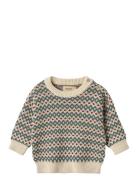 Wheat Jacquard Pullover Harlow Kräm