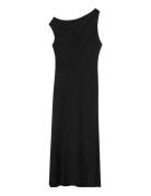 Calvin Klein Crepe Shoulder Dress Svart
