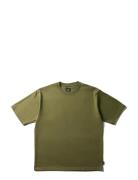 SNOW PEAK Nsd Back Printed Logo T-Shirt Khaki Green