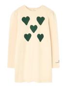 THE ANIMALS OBSERVATORY Hearts Flan Yellow Buf Dress Gul