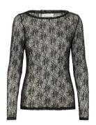 My Essential Wardrobe Mwrita Boatneck Ls Blouse Svart