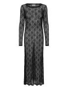 My Essential Wardrobe Mwrita Boatneck Ls Dress Svart