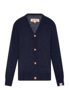 THE ANIMALS OBSERVATORY Navy Racoon Cardigan Marinblå