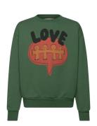 THE ANIMALS OBSERVATORY Love Freen Bear Sweatshirt Grön