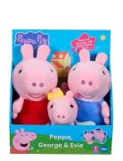 Gurli Gris Peppa Plush 3Pk Rosa