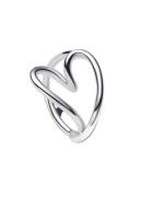 Pandora Heart Sterling Silver Ring Silver