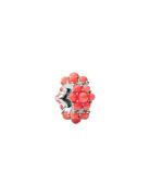 Pandora Sterling Silver Charm With Clear Cubic Zirconia And Imitation ...