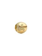 Pandora Textured Yin And Yang 14K Gold-Plated Mini Charm Guld