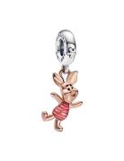 Pandora Disney Piglet Sterling Silver And 14K Rose Gold-Plated Dangle ...