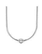 Pandora Silver Necklace With Round Clasp Silver