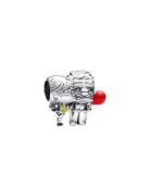 Pandora Disney Up Carl & Ellie Sterling Silver Charm With Red, Black A...
