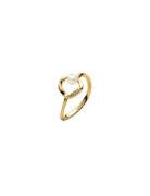 Pandora 14K Gold-Plated Ring With Treated White Freshwater Cultured Pe...