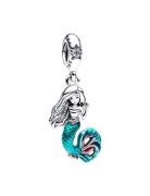 Pandora Disney The Little Mermaid Ariel Sterling Silver Dangle With Au...