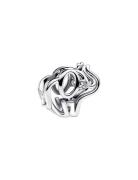 Pandora Elephant Sterling Silver Charm With Clear Cubic Zirconia Silve...