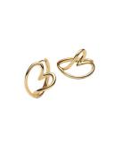 Pandora Heart 14K Gold-Plated Hoop Earrings Guld