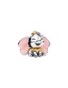 Pandora Disney Dumbo Sterling Silver And 14K Gold-Plated Charm With Gl...