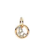 Pandora Aquarius Zodiac 14K Gold-Plated Dangle With Clear Cubic Zircon...