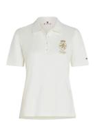 Tommy Hilfiger Gold Crest Reg Ss Polo Vit