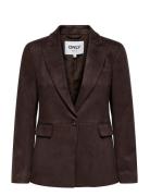 ONLY Onlylva Life L/S Faux Suede Blazer Tlr Brun