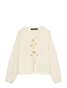 Vero Moda Vmboom Structure Ls O-Neck Tie Card Boo Kräm