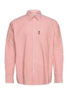 WOOD WOOD Day Striped Shirt Gots Rosa