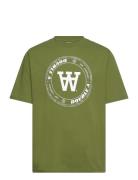 WOOD WOOD Asa Tirewall T-Shirt Gots Grön