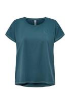 Only Play Onpaubree Life On Ss Bat Loose Tee Noos Marinblå