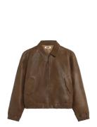 Woodbird Wbbao Biker Jacket Brun