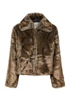 Karen By Simonsen Kbcarol Fur Jacket Brun