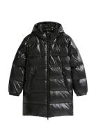 Tommy Hilfiger Essential Long Down Jacket Svart