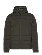Calvin Klein Ls Packable Embossed Logo Quilte Khaki Green