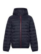 Jack & J S Jjebradley Light Puffer Hood Mni Marinblå