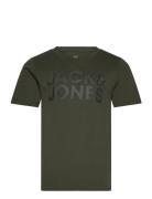 Jack & J S Jjecorp Logo Tee Ss O-Neck Noos Mni Khaki Green