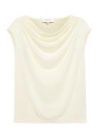Rosemunde Rwbiarritz Ss Waterfall T-Shirt Beige