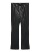 Soaked In Luxury Slkaylee Pu Kickflare Pants Svart