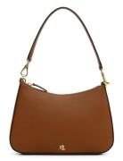 Lauren Ralph Lauren Crosshatch Leather Medium Danni Bag Brun