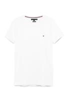 Tommy Hilfiger Core Stretch Slim C-Neck Tee Vit