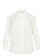 Kaffe Curve Kcada Shirt Vit