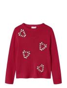 Name It Nkfrajul Ls Loose Knit Röd