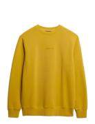 Superdry Micro Logo Crew Gul