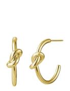 Bud To Rose Knot Creole Gold Guld