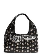 Gina Tricot Slouchy Small Studded Bag Svart