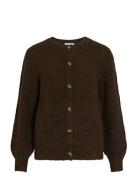 Vila Vilampe O-Neck L/S Knit Cardigan-Noos Brun